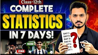 7 Days Strategy for Class 12 Statistics 🔥 | How to Score 95% Easily | Board Exam 2026 Wealth