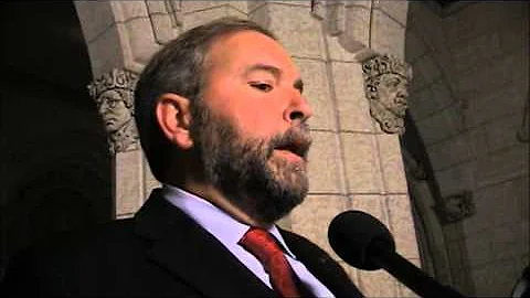 Tom Mulcair, Carbon Tax and the RCMP - 091712