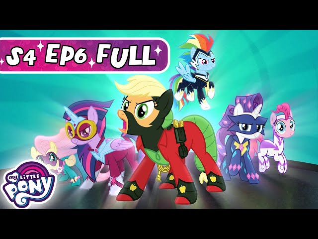 My Little Pony: Friendship is Magic | Power Ponies | S4 EP6 | MLP Full Episode | Superheroes class=