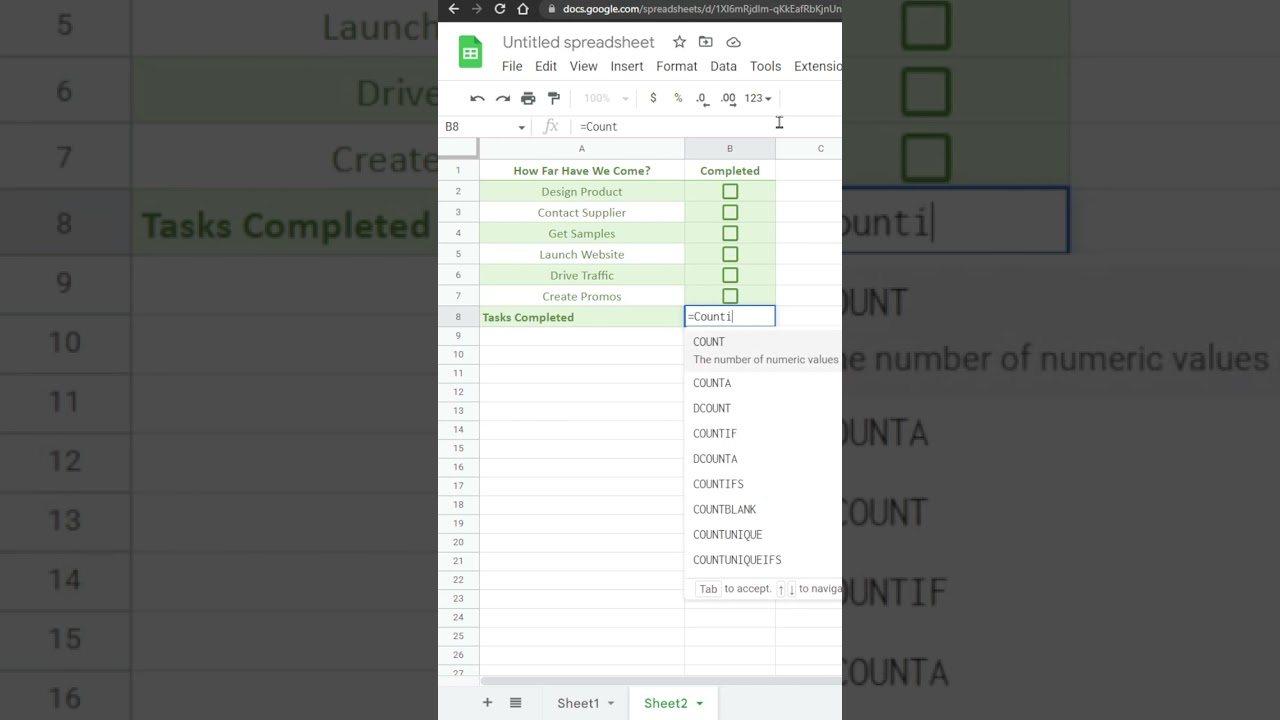 Create an Amazing To-Do List / Project Planner In Google Sheets