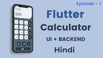 Flutter Calculator App Tutorial [Flutter UI] | Episode - 1