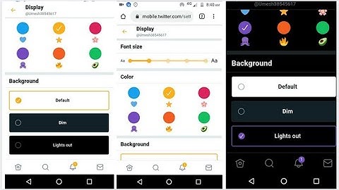 How To Change Twitter Display Color and Font size | CHANGE YOUR TWITTER THEME|Change Font Size New