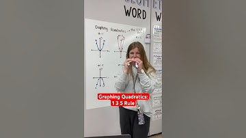 Graphing quadratics with the 1 3 5 rule! #algebra #iteachalgebra #math #mathematics