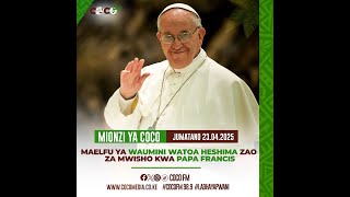 🔴#LIVE: MAELFU YA WAUMINI WATOA HESHIMA ZAO ZA MWISHO KWA PAPA FRANCIS.