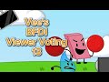 Vee's BFDI Viewer Voting 13