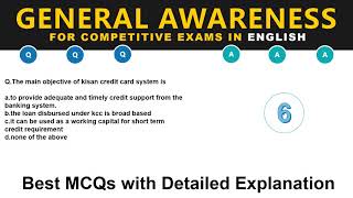 GENERAL AWARENESS FOR COMPETITIVE EXAMS IN ENGLISH screenshot 4
