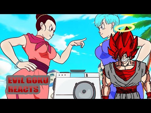 Evil Goku Reacts To Bulma vs Chi Chi RAP BATTLE!