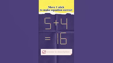 Мatchstick puzzle №342 Move 1 stick to make equation correct