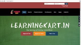 Take  a Tour Video for Learningkart