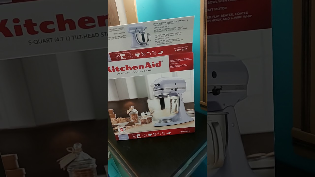 Unboxing the lavender cream kitchenaid mixer YouTube