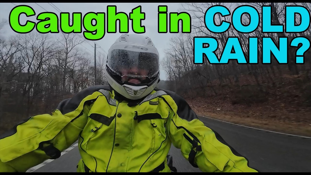Водонепроницаемая экипировка для езды на мотоцикле и езда в холодную погоду
