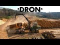 *Holbra DRON* Timber to China with John Deere in difficult terrain