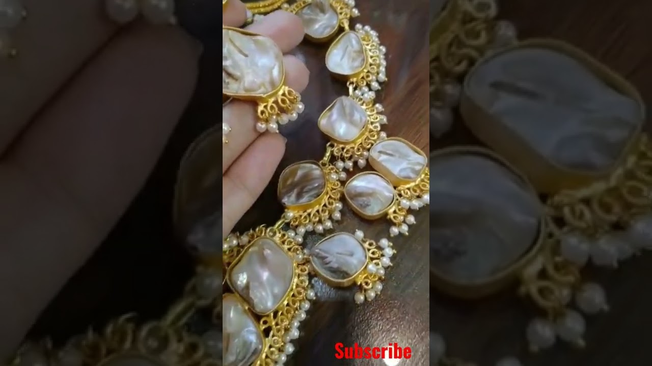indian orignal mother pearl necklace 