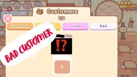 Kuma Sushi Bar first bad customer unlocked!