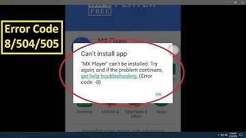 How to Fix Can’t Install App Error Code 8 on Google Play Store in Android, 2018