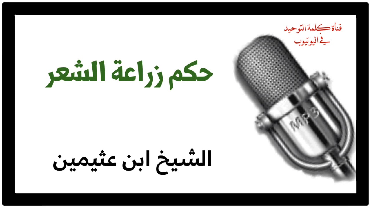 الشيخ ابن عثيمين : حكم زراعة الشعر