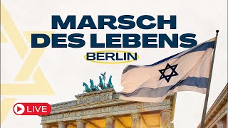 Berlin sagt: Am Israel Chai 🇮🇱 | Der Marsch des Lebens Berlin LIVE