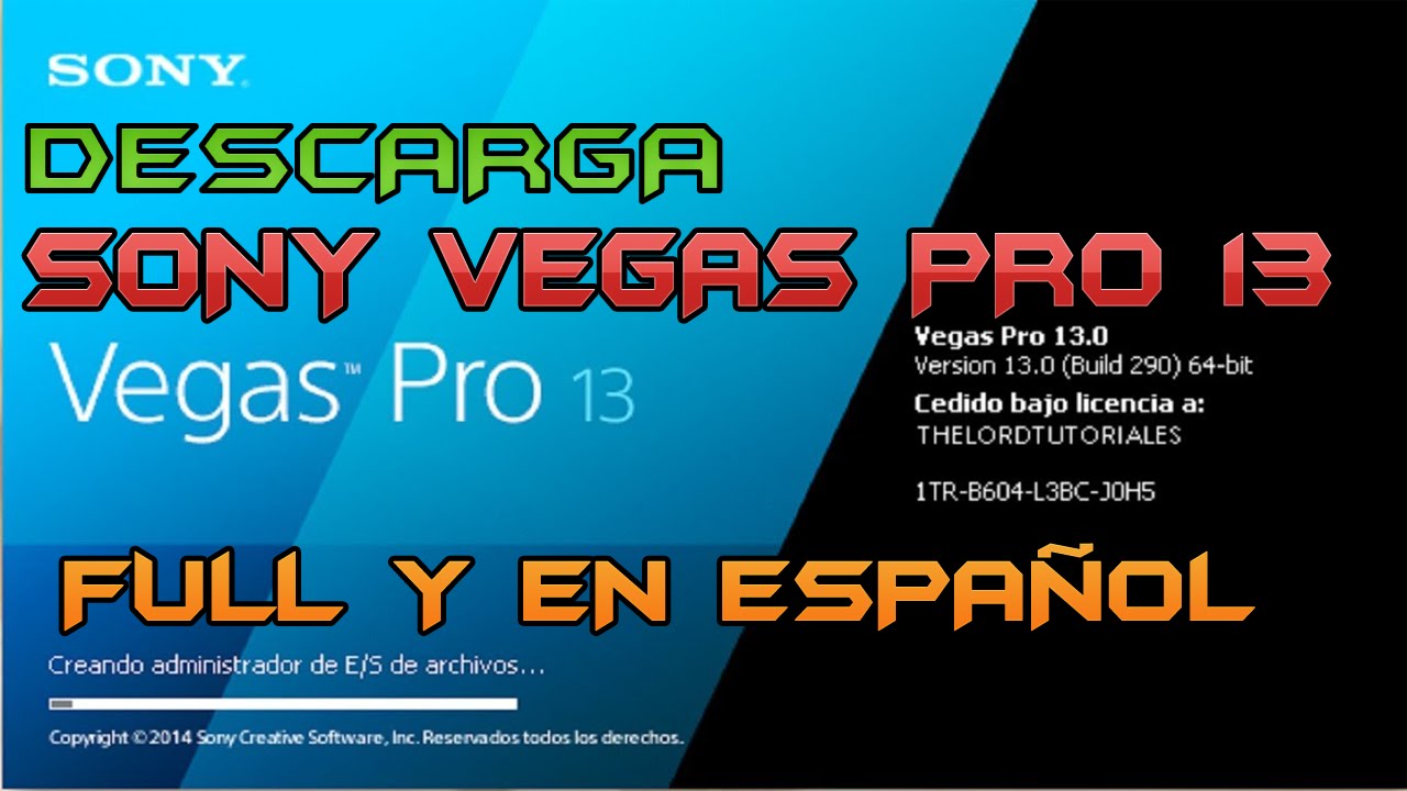 descargar sony vegas pro 13 full español 32 bits utorrent