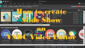 How to create Slideshow on VSDC Video Editor