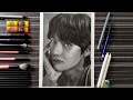 Drawing bts v  kim taehyung drawing  rahul official art