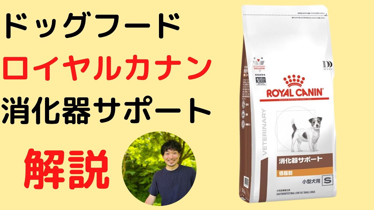 ドッグフード解説】ロイヤルカナン消化器サポート【低脂肪・小型