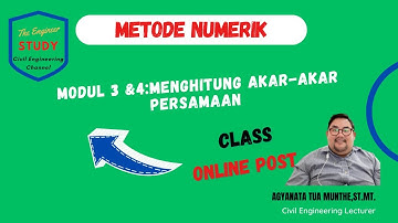 Metode Numerik : Menghitung Akar-akar persamaan#analisastruktur #belajar #civilengineering #viral