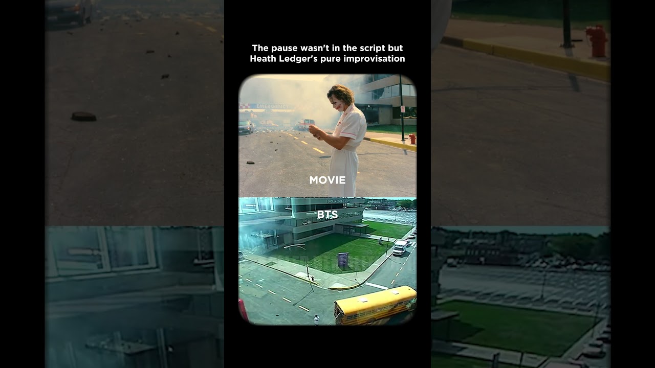 Only Heath Ledger would stay perfectly in character when a $11M explosion doesn’t go as planned. 💣