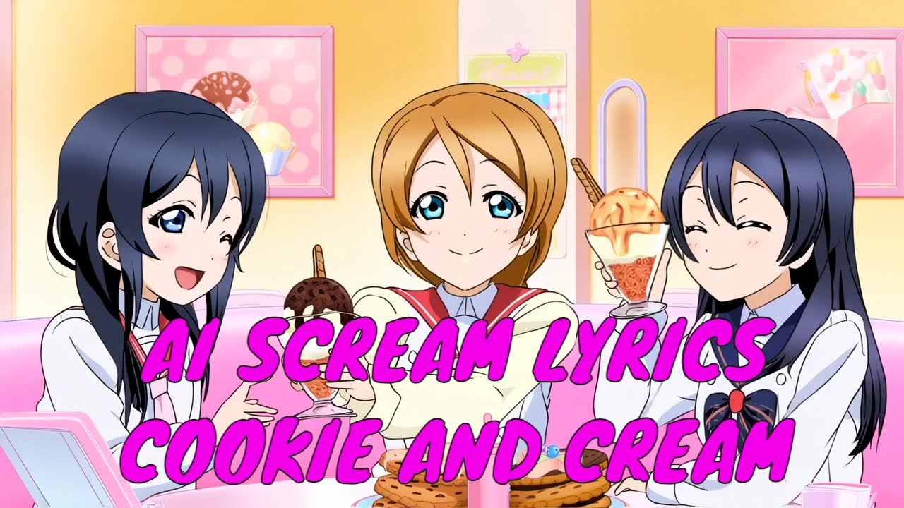 あいすくりーむ様へ♥10/4 AiScReam AI English LYRIC VIDEO - 愛♡スクリ～ム！(AI SCREAM