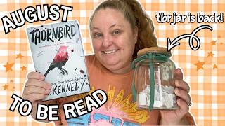 August TBR | the tbr jar is back! 🫙🧡