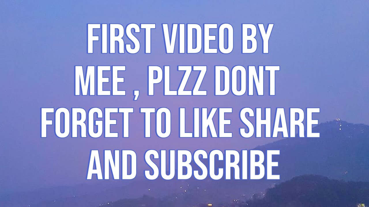 Plzz dont forget to Like and Subscribe ️ - YouTube