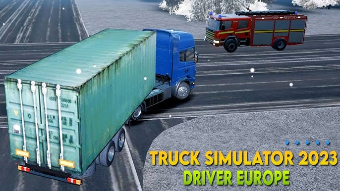 Truck simulator driver Europe cargo 2023 #ps5 #ps4 #console