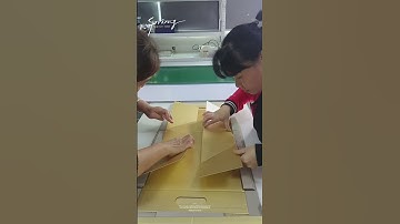 Gold triangular foldable box #packagingfactory #giftbox #giftboxfactory #foldingbox #foldablebox