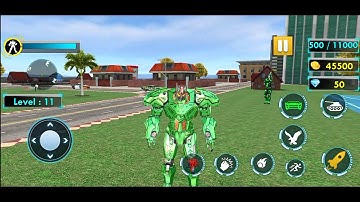 Tank Robot Games - Police Eagle Robot Car Game - Android Gameplay Part 5