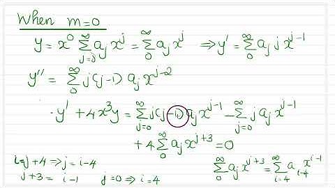 Frobenius series solution:: Solved Problem