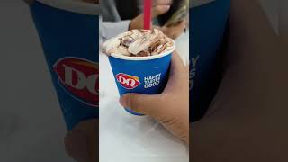 Chocolate Kitkat 🍫 YUMMY BLIZZARD | Dairy Queen - Soft Serve Ice Cream 🍦 #dairyqueen #food #dessert screenshot 5