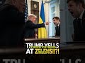 ⚡ Трамп кричит на Зеленского в Белом доме?! США требуют принять условия Путина!#shorts#политика