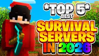 TOP 5 SURVIVAL SERVERS *2026* | Best Minecraft Survival SMP | 1.8/1.20/1.21+ JAVA & BEDROCK SERVER screenshot 5