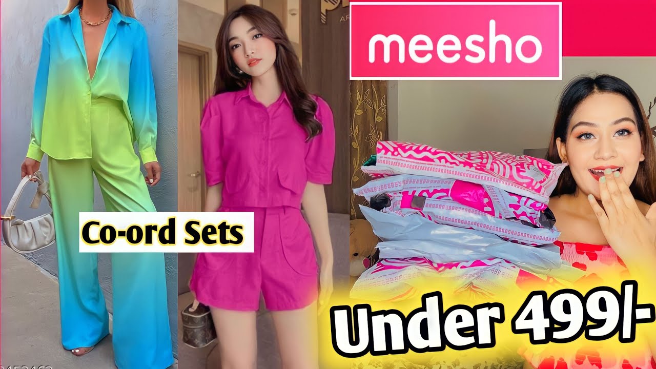 Meesho coords set Meesho Haul Meesho Korean Style Tops/Dress Haul