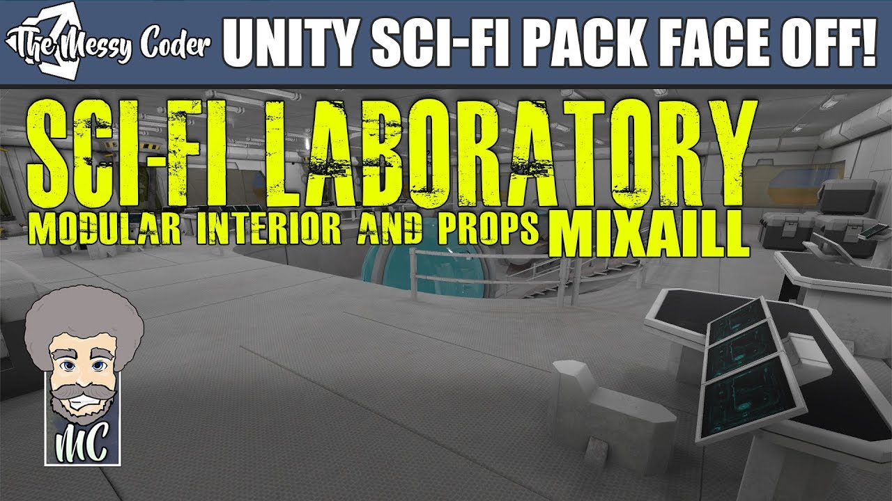Unity Asset Reviews - Sci-fi laboratory modular interior - YouTube