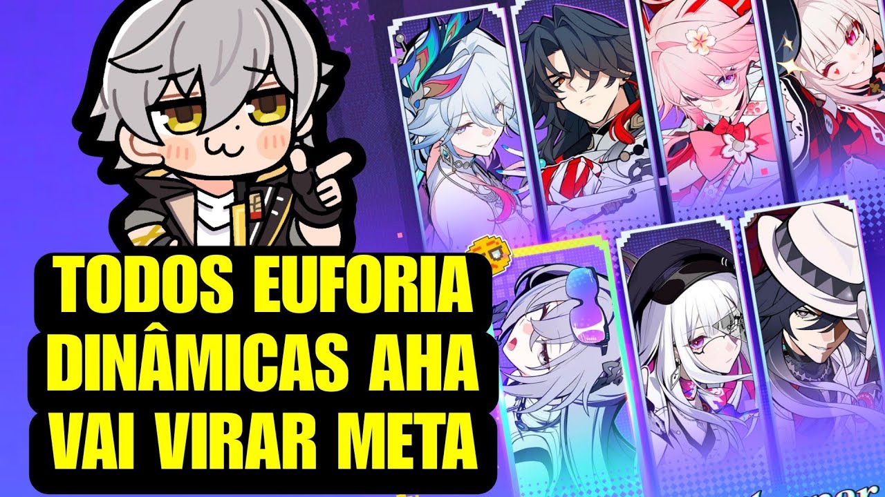 Oficial. Revelados Todos  Euforia. Dinâmicas Sistema Euforia q Vai Deixá-los Meta Honkai Star Rail