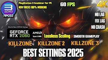 Killzone 1/2/3 Best Settings for RPCS3 (2025) | Max FPS + Best Graphics Setup!