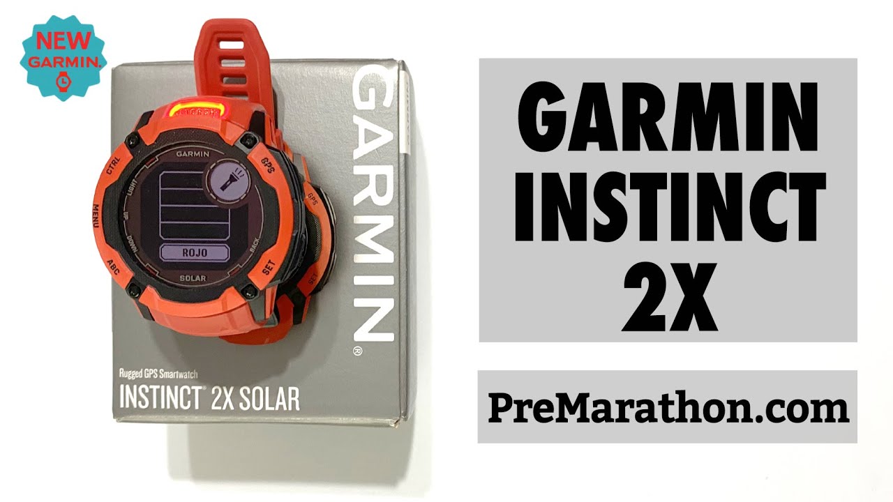 El reloj deportivo Garmin Instinct Solar con GPS y carga solar es