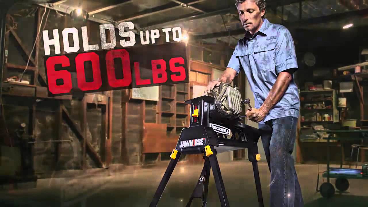 Rockwell JawHorse clamping sawhorse