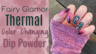 Fairy Glamor Thermal Dip Powder | Garden of Roses Dip Powder | Color Changing Dip Powder