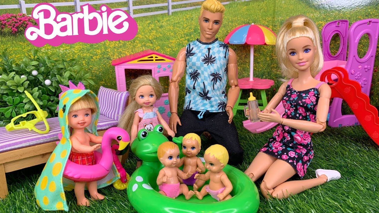 Barbie with Twins: Play Free Online at Reludi
