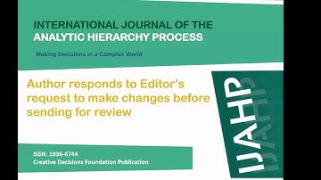 Author: Respond to pre-review editing request (OJS3)