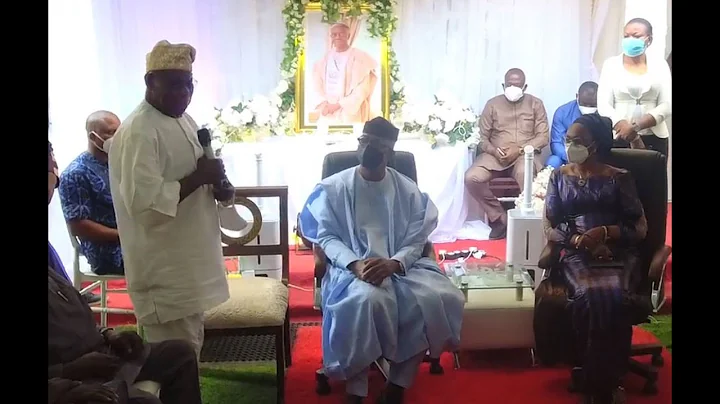 GOV. DAPO ABIODUN RECEIVES CHIEF OLUSEGUN OBASANJO CONDOLENCE VISIT