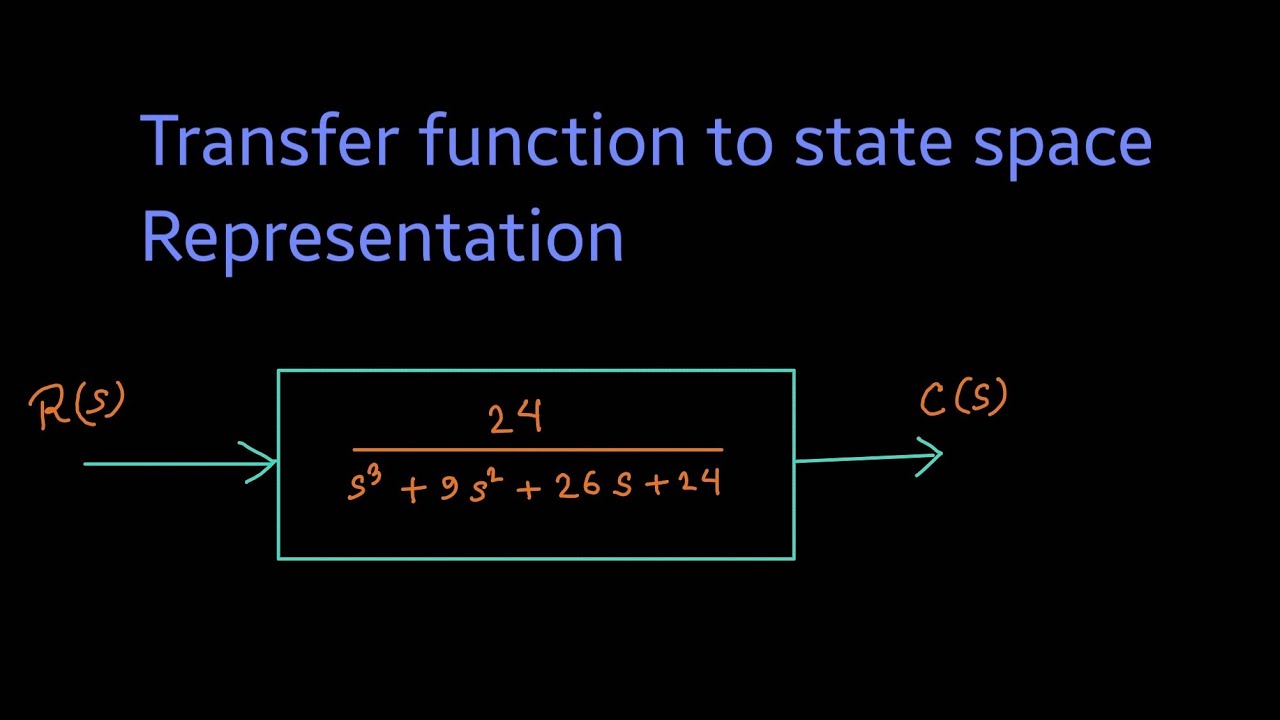 Control System | Transfer function to State Space representation 1 ...