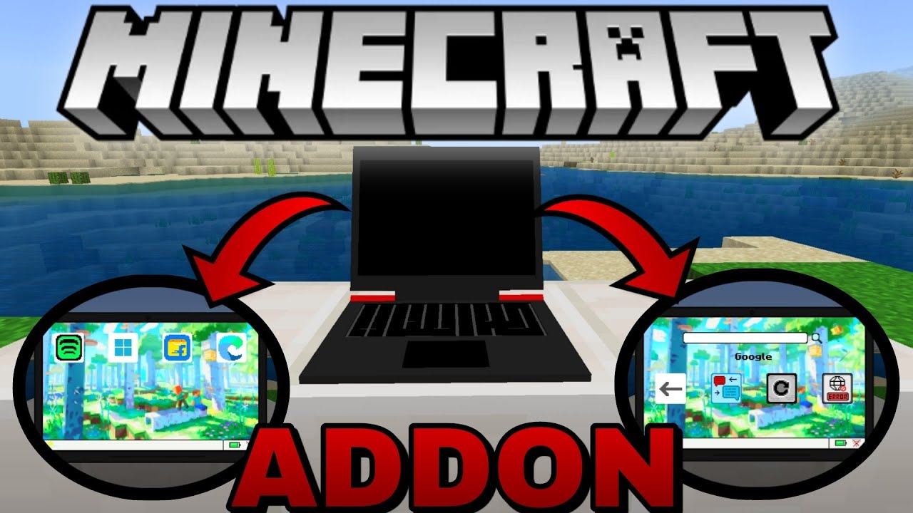 🔥INCRÍVEL - Novo Addon de computador funcional para o Minecraft Bedrock ...