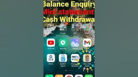 AEPS - Balance Enquiry, Cash Withdrawal & Mini Statement Step by Step Process - Mini ATM Mobile App